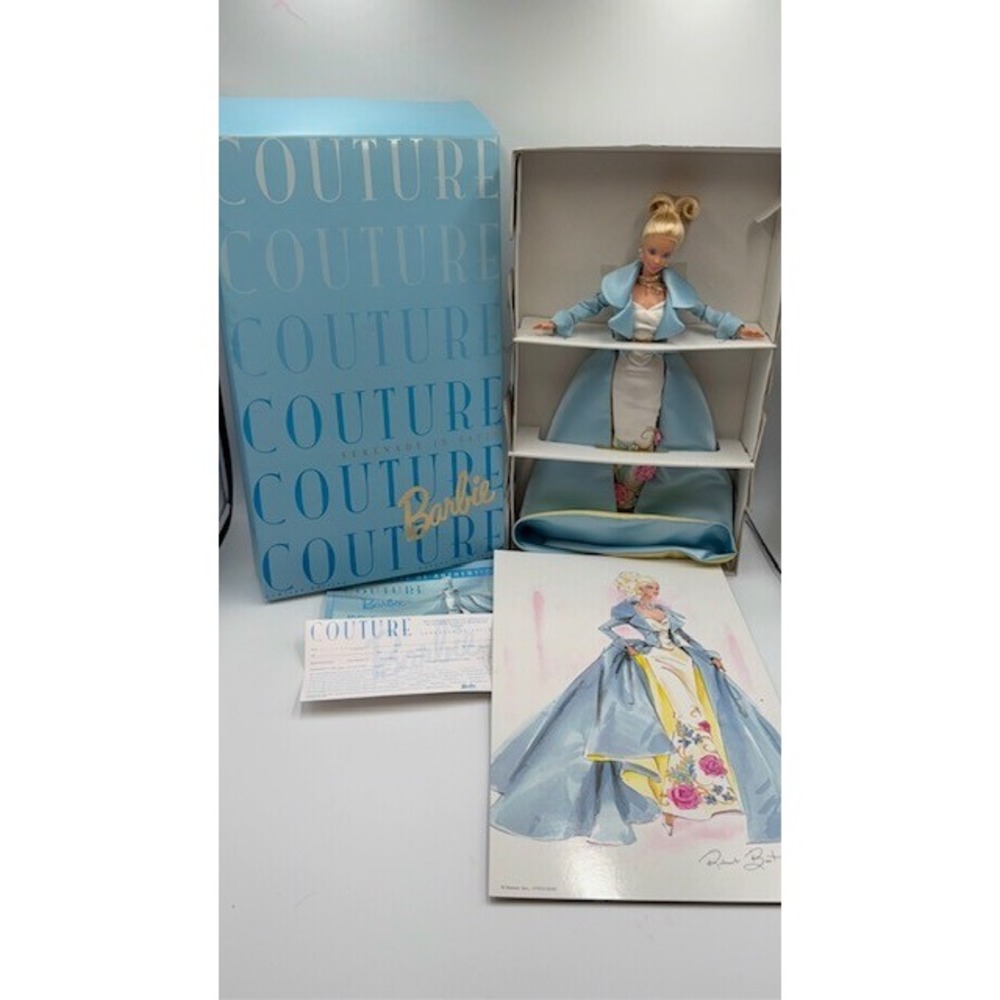Mattel Serenade in Satin Barbie Couture Collection Limited Edition 1997 17557 - Picture 7 of 9